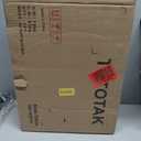 TUTOTAK End Table with Charging Station, Side Table with 2 USB Ports and Outlets, Nightstand with Cloth Drawer, Set of 2, Couch Table, Brown TB01BB052 | with Cloth Drawer