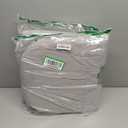 idee-home Outdoor Chair Cushions Set of 2, Thick 17" x 17" x 3" Outdoor Seat Cushion Patio Furniture Waterproof with Ties, Patio Chair Pads Dining Silver Grey