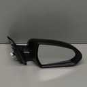 Right Passenger Side Mirror Assembly Fits 2017 2018 2019 2020 Hyundai Elantra with Power Glass Blind Spot Glass and Manual Folding without Heated Turn Signal Match to Black (3Pins)