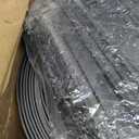 A ANLEOLIFE 100FT Flexible Plastic Landscape Edging Coil, 5" Black Garden Border for Yard, Flower Beds & Pathways, Anti-UV, 30 Stakes for Easy Install