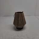 YAKii 1 Pack Solar Lantern Hanging Waterproof Outdoor Handmade Solar Lamp with Plastic Rattan Design Bohemian Style Decoration for Garden Yard Patio Porch Trees Lawn Pathway Decor