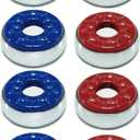 Indoor Shuffleboard Pucks - Set of 8 - Home Games Dia 2-1/8 53mm