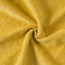 Pack of 2, Chenille Throw Pillow Covers 24x24 Inch Mustard Yellow Decorative Pillowcase Boho Farmhouse Cushion Covers Soft Couch Cushion Case for Couch Sofa Bedroom Living Room