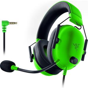 Razer BlackShark V2 X Gaming Headset: 7.1 Surround Sound - 50mm Drivers - Memory Foam Cushion - for PC, PS4, PS5, Switch - 3.5mm Audio Jack - Green