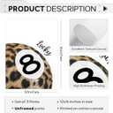 Leopard Wall Art Cheetah Canvas Prints Lucky 8 Ball Wall Decor Fashion Leopard Poster Aesthetic Pictures Trendy Cheetah Painting Preppy Artwork for Living Room Bedroom 12x16 Inch Unframed Set of 3