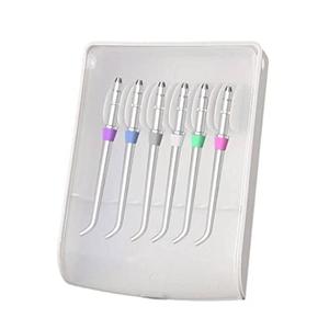 Water Flosser Replacement Tips for Waterpik, 6-Pack Waterpik Flosser Replacement Tips Accessories Attachment Heads - Classic Jet Tips Set JT-100E & Storage Case