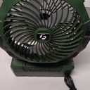 FRIZCOL 3-in-1 Camping Fan - Portable Fans Rechargeable - 24000mAh Battery Powered Fan with Light & Remote for Indoor, Outdoor, Tent, Travel, Fishing, Jobsite, Gifts for Men Dad Him - Green