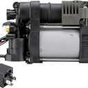 Air Suspension Compressor Pump Fit for VOLVO 2017-2019 s90 V90 Cross Country, 2018-2019 V90, 2016-2019 XC90, 2014 XC90, Air Ride Compressor Pump with relay, Replace for 31360720, 32315091