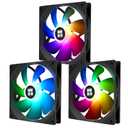 Thermalright TL-C14C-S X3 CPU Fan,with High Speed 1500RPM,140MM Quiet PWM Fan,Computer Case Cooling Fan(3 Quantities)
