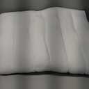 Ultra Flat Thin Pillows for Sleeping Standard Size, 2-1/2" High Slim Bed Pillow for Back Stomach Sleepers Down Alternative Filling Hypoallergenic White 18x26 in