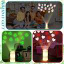 Baquler Easter Flameless Candles Egg Projector Lights Easter Basket Stuffers Spring Home Table Decor Egg LED Candle Night Light with Remote and Timer Battery Operated Gifts for Holiday Indoor Decor