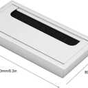 Cable Outlet, Aluminium, M Model, Computer Desk Wire Management Insert Hole Cover