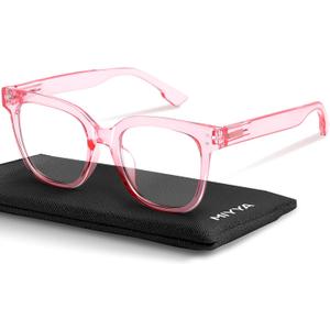 miyya Blue Light Glasses for Women & Men Oversized UV & Blue Light Blocker Chunky Frames, Stylish Eyewear Accessories