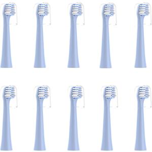 Replacement Toothbrush Heads 10 Pack Compatible with Colgate Hum Connected Smart Battery Electric Toothbrush Head, Blue