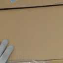 Gold Semi Flush Mount Ceiling Lights, 4-Light 18" Ceiling Light Fixtures with Fabric Shade in Flower Shape, Farmhouse Brass Drum Lighting for Nursery Bedroom Kitchen, AD-22009-4SF-GD