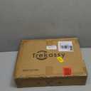 Trekassy 700lb 40 Inch Saucer Tree Swing for Kids Adults Outdoor 900D Oxford Waterproof with 2pcs Tree Hanging Straps, Steel Frame and Adjustable Ropes Black