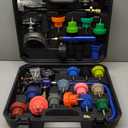 Orion Motor Tech Coolant Pressure Tester Kit, 31pc Master Coolant Vacuum Refill Kit with 23 Radiator Adapters, Radiator Cooling System Pressure Tester Kit with Vacuum Pump Vacuum Purge & Refill Tool (Black)