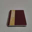 Forvencer Lined Spiral Journal Notebook with 300 Numbered Pages, B5 College Ruled Thick Journals for Writing with 100GSM Paper, Hardcover Notebooks with Contents for Work, School, Women, Men, Burgundy