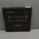 VAMSLOVE Upgraded 14 inches Shut The Box Dice Game Wooden Board Table Math Game with 8+4 Dice for 2-4 Player 4-Sided 10 Number Close The Box for Kids and Adult-Instruction Included