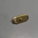 Wired Brass Door Bell Push Button Traditional Chime 4 Inches Long Colonial Vintage Home Doorbells With Long Lasting Lacquered Finish And Mounting Hardware Renovators Supply Manufacturing