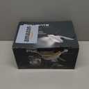 Rowenta 2-in-1 Duo Force Iron and Steamer for Clothes, 1700W Steam Iron, Stainless Steel Soleplate, Ultra-Lightweight, Detachable 13.5-oz Water Tank, Clothes Steamer, Anti-Drip, Black & Green, JR4030