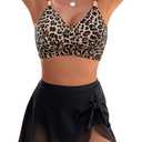 Blooming Jelly Womens High Waisted Bikini Set Gold Metal Two Piece Swimsuits Tummy Control Tie Knot 2026 Bathing Suits (Black, M)