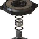 SPX0710XBA17 Key Cover and Handle Assembly Replacement for 1 1/2 inch Hayward SPX0710X32,SP0710X62,with Gasket and O-Ring.Not fit for Vari flow XL and 2inch pipe valve.