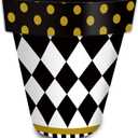 Briarwood Lane Everyday Planter 14" x 15" x 15" Checkerboard Large Planter