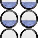 6 Pack Replacement Filters for Eureka RapidClean Pro Cordless Stick Vacuum Cleaner NEC180 NEC185 NEC186 NEC190