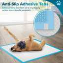 Large Puppy Pads 100 Count - 24" x 24" Pee Pads for Dogs with Adhesive Sticky Tapes, Ultra Absorbent Dog Pads, Perfect for Incontinent Dogs and Potty Toilet Training