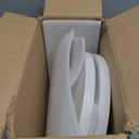 6 Pack 12 Inch Slim Dimmable LED Flush Mount Ceiling Light Fixtures, 24W 2640LM 3000K/4000K/5000K, House Upgrade Led Lights for Bedroom Hallway Laundry Room Rental Units, 240W Equiv., White