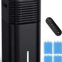 FANCOLE Windowless Portable Air Conditioners with 4Modes & 3Speeds, 15H Timer for Smart Auto-off, 2Gal Tank for 20H Cooling, Evaporative Air Cooler 17 FT Remote, 120° Swing Swamp Cooler No Hose Needed