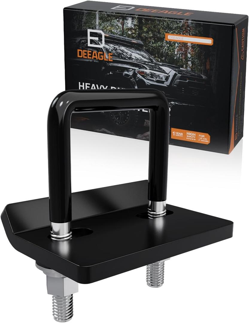 DEEAGLE Hitch Tightener Anti Rattle Stabilizer for 2.5" Trailer Hitches Reduce Movement On Hitch Mount Cargo Carrier Bike Rack Boat, RV Trailer Accessories (2.5 Inch)