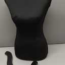 FDW Manikin 60-67Height Adjustable Female Dress Model Display Torso Body Tripod Stand Clothing Forms (Black, 60-67 Inches)