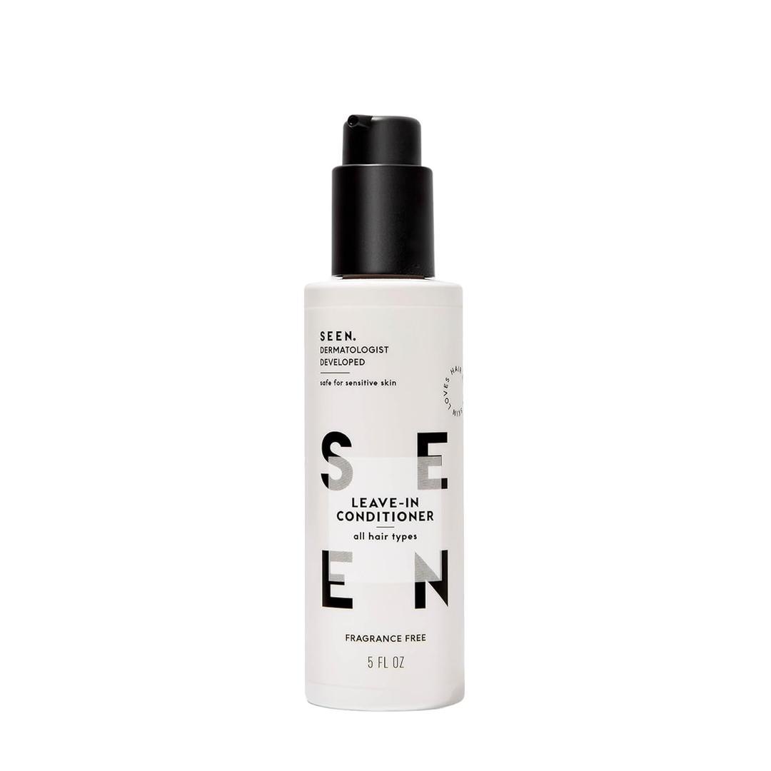 SEEN Leave-In Conditioner, Fragrance Free - Leave-In Hair Conditioner & Heat Protectant - Detangles & Hydrates- Formulated without Parabens, Sulfates or Phthalate