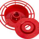 Hummingbird Feeder Replacement Bottom Suitable for Best 1 Hummingbird Feeder, Outdoors Feeder Bottom, Including Models 8 Oz, 32 Oz, and 72 Oz, Red Plastic Base(No Bottles)