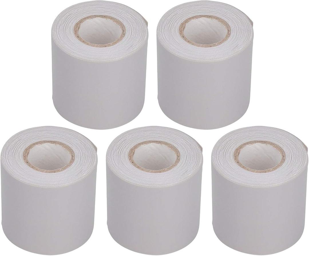 5pcs Air-Conditioner Pipe Tapes Oil-Resistant Tube Pipe Wrapping Tape Protective Tape Leakage Repair 6cm Width (Grey)
