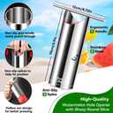 Stainless Steel Watermelon Cutter - Easy To Juice- Watermelon Puncher with Round-Shape Slice - Creative Melon Opener - Making Juicing Accessories