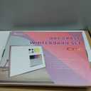 Magnetic Dry Erase White Board with Stand, 16" x 12" Desktop White Board