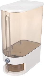 FMOACEN 22 Lbs Rice Dispenser with Measuring Cup Large Airtight Cereal Dispenser Multifunctional Dry Food Storage Container for Rice Grains Soybean Corn Kitchen Pantry Organization