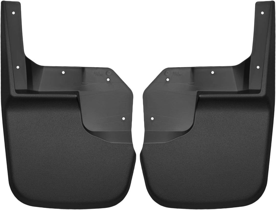 Husky Liners - Front Mud Guards | 2007 - 2018 Jeep Wrangler w/ Standard Bumper, Front Set - Black, 2 Pc | 56141