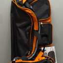 Travelers Club Xpedition 30 Inch Multi-Pocket Upright Rolling Duffel Bag (Bright Orange)