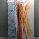 Belmrxne Abstract Canvas Wall Art Colorful art Canvas Painting Aesthetic Wall Decor Hanging Artwork for Living Room Bedroom Dining Room Office Home Decor 24x48 inch