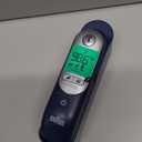 Braun ThermoScan 7+ Connect Digital Ear Thermometer - Family Care App Compatible, Age Precision Technology, Color-Coded Display, No. 1 Brand Recommended by Pediatricians (Black/Blue/Grey)