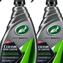 Turtle Wax 53883 Hybrid Solutions Ceramic Spray Coating, Incredible Shine and Protection for Car Paint, Extreme Water Beading, Safe for Cars, Trucks, Motorcycles, RV's and More, 16 oz. (Pack of 2)