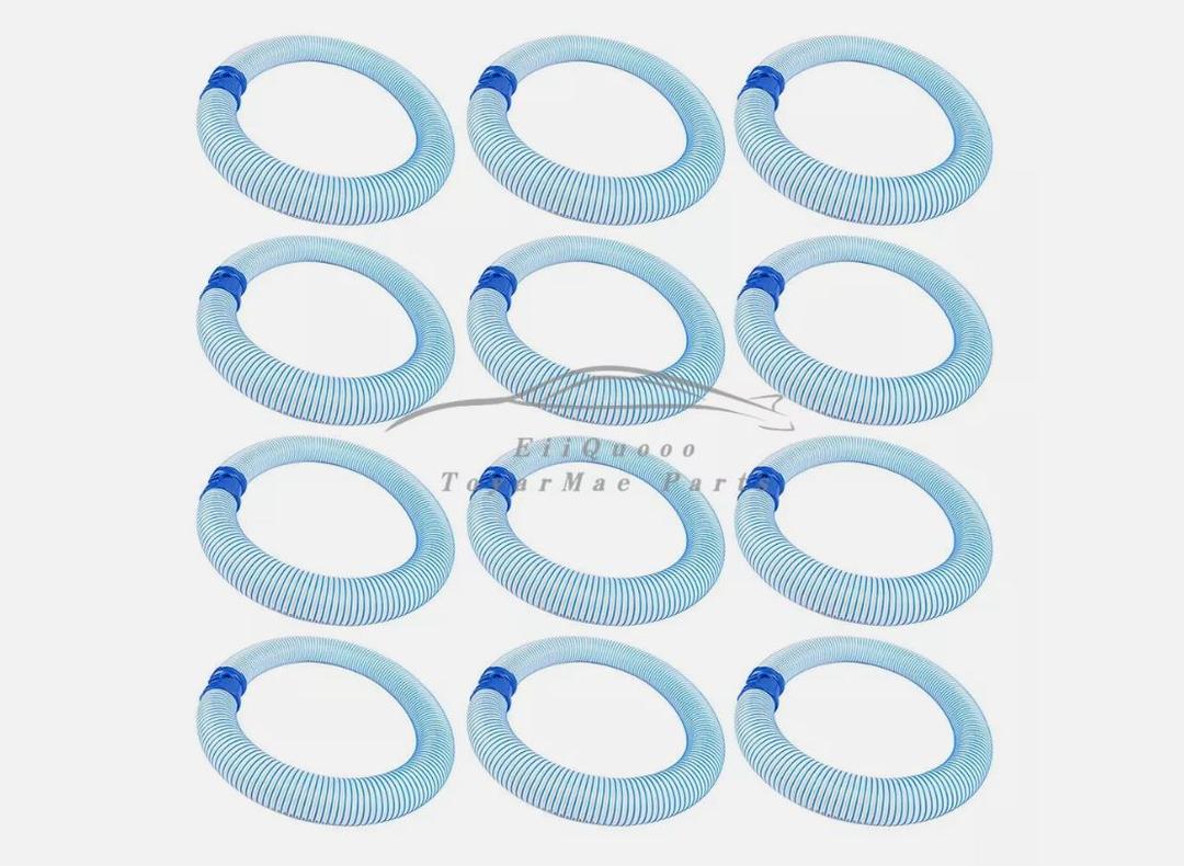 12 Pack 39 Inch Pool Vacuum Hose Twist Lock Hose for Zodiac Baracuda MX6 MX8