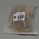 Christmas Wooden Bead Garland, 12 Feet Gold Wood Bead Garland, Christmas Tree Farmhouse Decorations for Xmas Holiday Favors, Fireplace Wall Hanging Bead Ornament