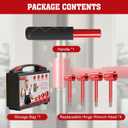 Vdsfand 4 in 1 Door Hinge Adjustment Tool Kit Door Gap Adjustment Tool for Precise Hinge Gap Adjustment Upgraded Hinge Gap Adjusting Wrench for Installation and Repair of Residential and Commercial