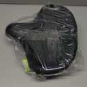 Oversized Bike Seat for Men & Women Comfort, Extra Wide Bicycle Seat Cushion, Comfortable Soft Padded, Large Replacement Saddle for Peloton, Stationary Exercise Bike, Cruiser, City Bike, Ebike (Black)