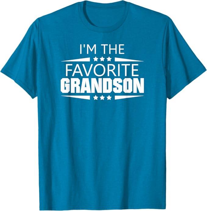 I'm The Favorite Grandson T-Shirt, S